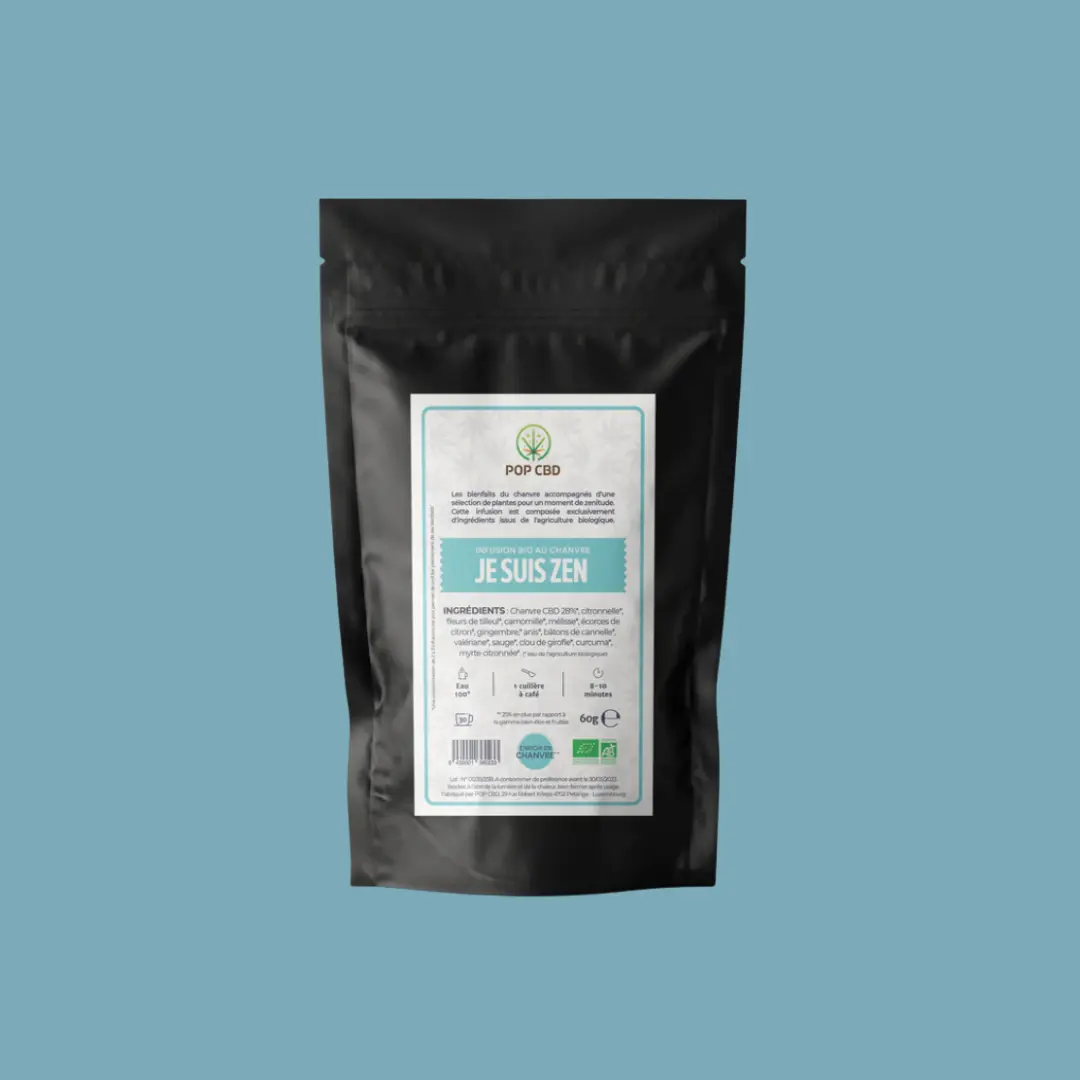 INFUSION BIO AU CHANVRE - Je suis zen